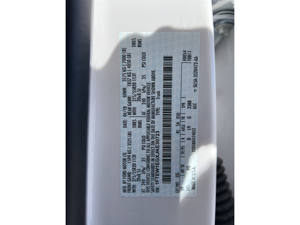 2018 Ford F-150 LARIAT