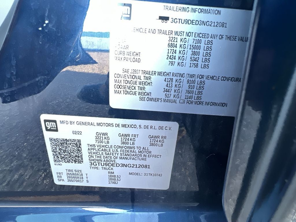 2022 GMC Sierra 1500 Limited SLT