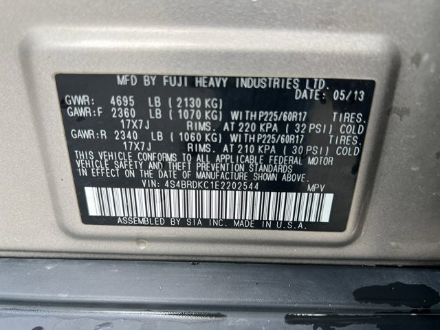 2014 Subaru Outback 3.6R Limited