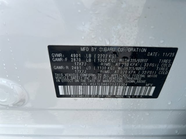 2026 Subaru Forester Base Plus