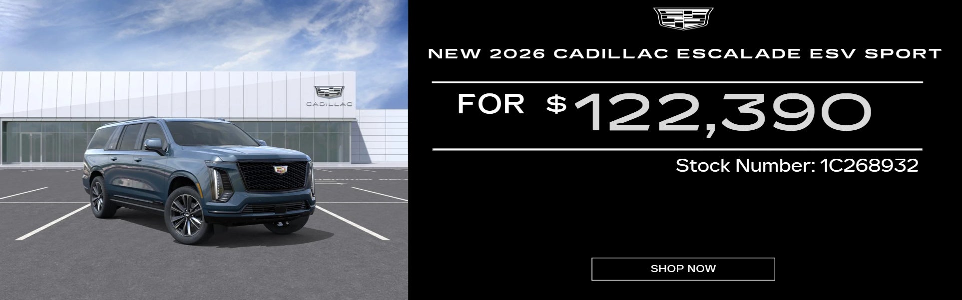  New 2026 Cadillac Escalade ESV Sport on offer